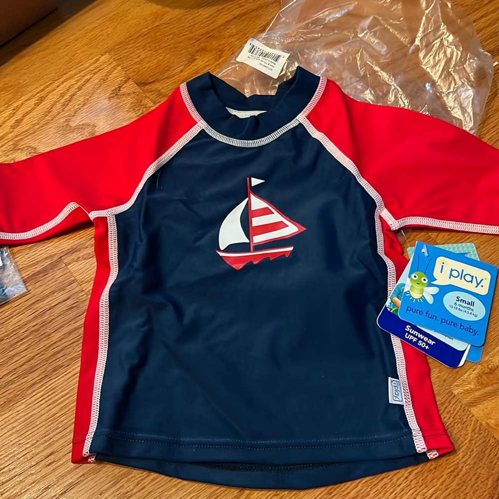 NWT Infant rashguard - 6 mos size